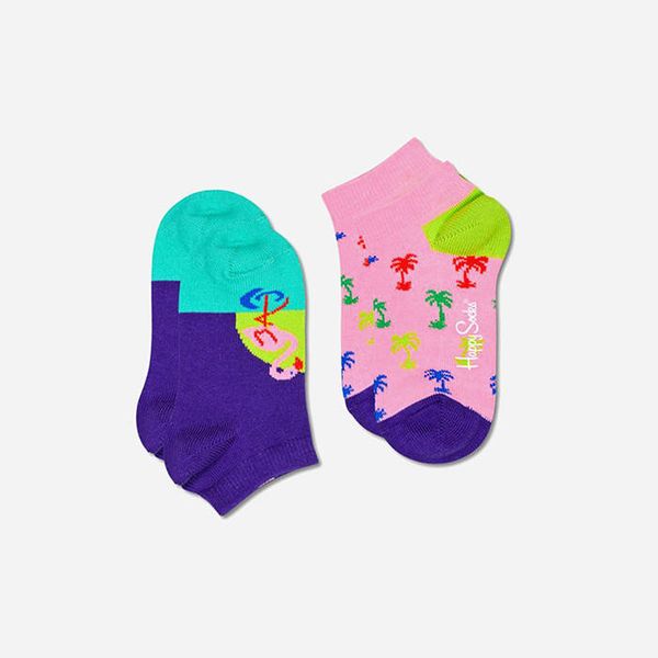 Happy Socks Happy Socks 2-pak Flamingo Low KFLM02-3300