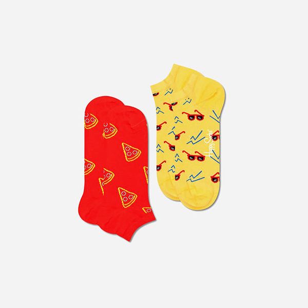 Happy Socks Happy Socks 2-pak Pizza Slice Low PIZ02-4300