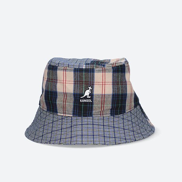 Kangol Kangol Plaid Mashup Bucket K5297 MYKONOS BLUE