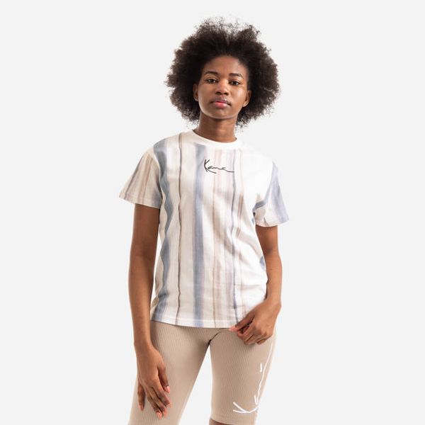Karl Kani Karl Kani Small Siganture Tie Dye Stripe Tee 6130396