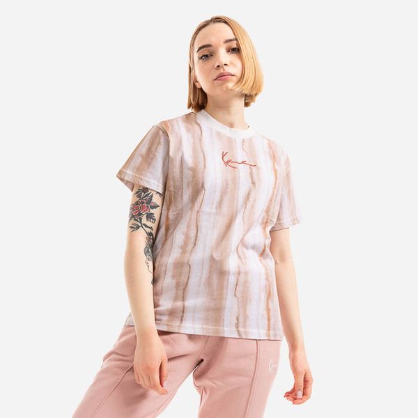 Karl Kani Karl Kani Small Signature Tie Dye Stripe Tee 6130398