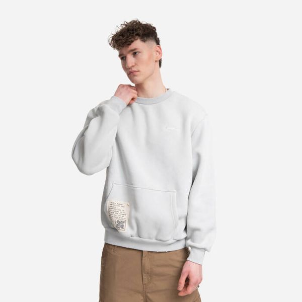 Karl Kani Мъжки суитшърт Karl Kani Chest Signature Destroyed OS Crew 6029144