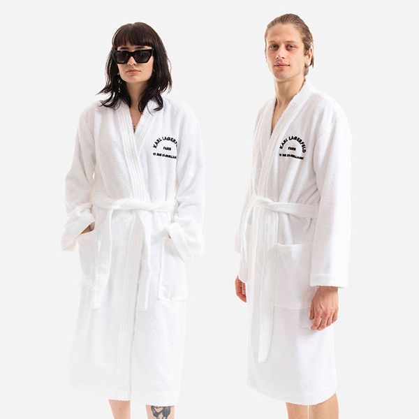 Karl Lagerfeld Karl Lagerfeld Address Logo Bathrobe 215W2180 100