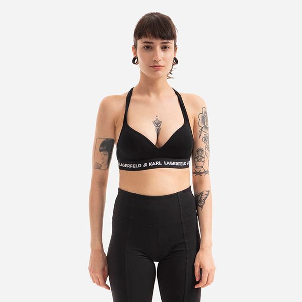 Karl Lagerfeld Karl Lagerfeld Padded Logo Bra 211W2109 999