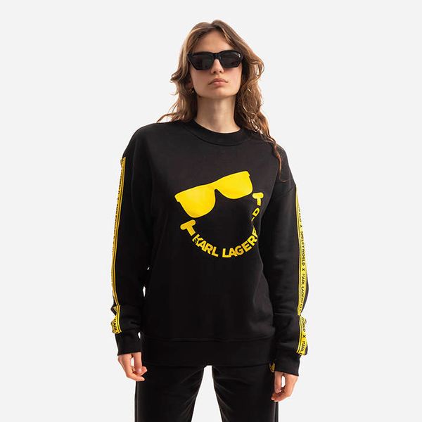 Karl Lagerfeld Karl Lagerfeld Smiley Sweatshirt 221W1851 999