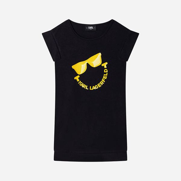 Karl Lagerfeld Karl Lagerfeld x Smiley Short Sleeved Dress Z12204 09B