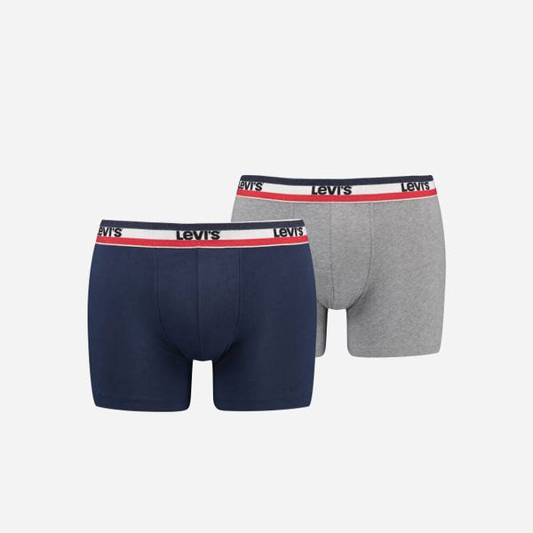 Levi's® Мъжки боксерки Levi's® Спортно облекло Logo Boxer Brief Organic CO 2-pack 37149-0815