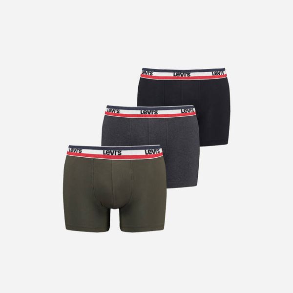 Levi's® Мъжки боксерки Levi's® Спортно облекло с лого Boxer Brief 3-Pack 37149-0814
