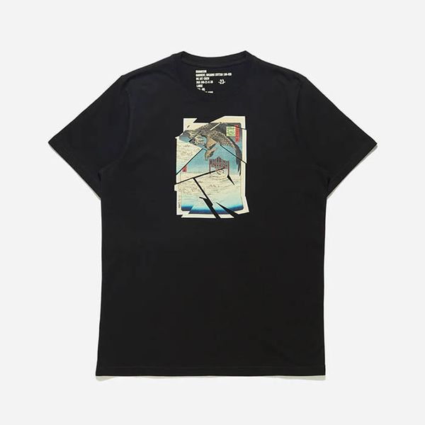 Maharishi Maharishi Cubist Eagle T-shirt Organic Cotton Jarse 9927 BLACK