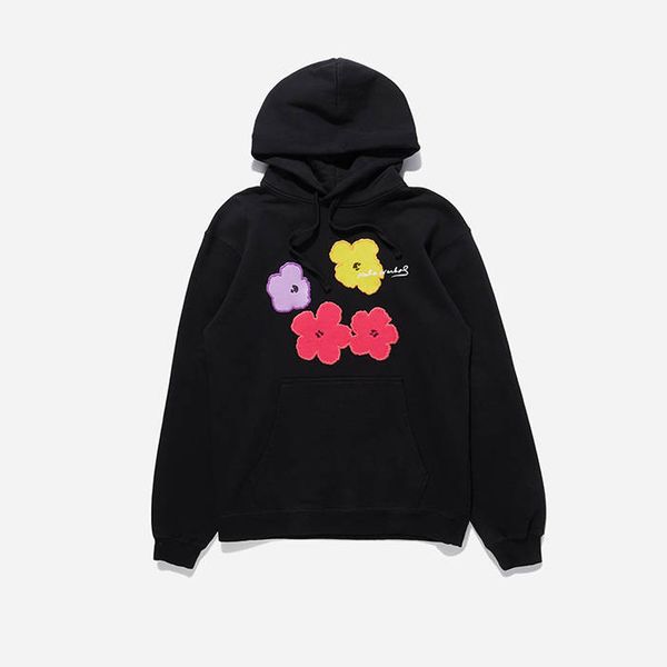 Maharishi Maharishi Warhol Flowers Hooded Sweat 9640 BLACK