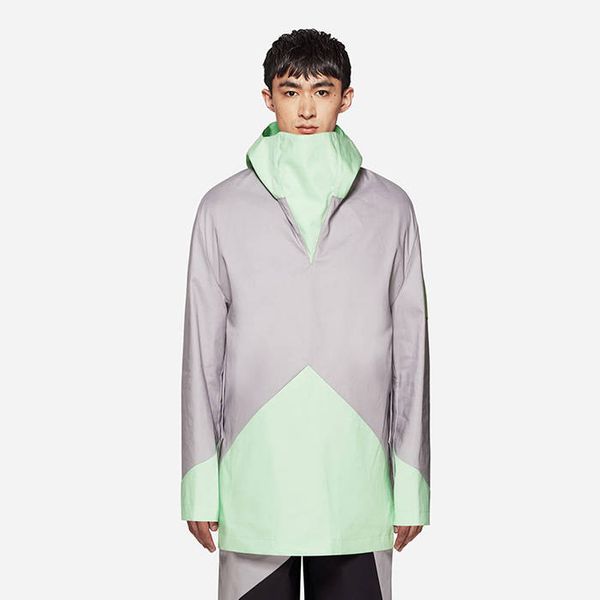 * marka niezdefiniowana A-COLD-WALL* x Mackintosh Geometric Kagool ACWMO095A GREY/GREEN