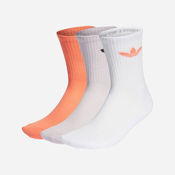 * marka niezdefiniowana adidas Originals  Mid Cut Socks 3-pack 'Trend Pack' HT5917