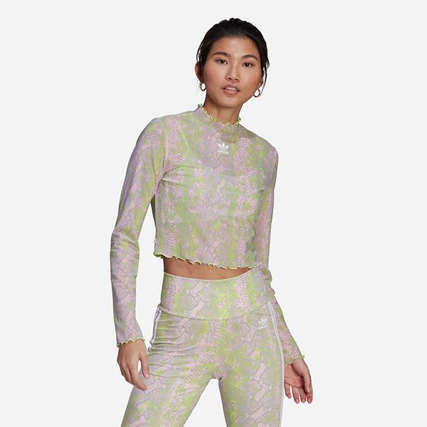* marka niezdefiniowana adidas Originals Snake Mesh Top Longsleeve 'Trend Pack' HT5994