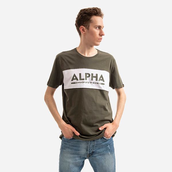 * marka niezdefiniowana Alpha Industries Alpha Inlay Tee 186505 526