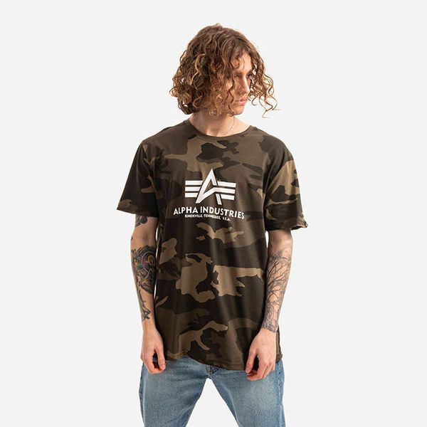 * marka niezdefiniowana Alpha Industries Basic T-Shirt Camo 100501C 239