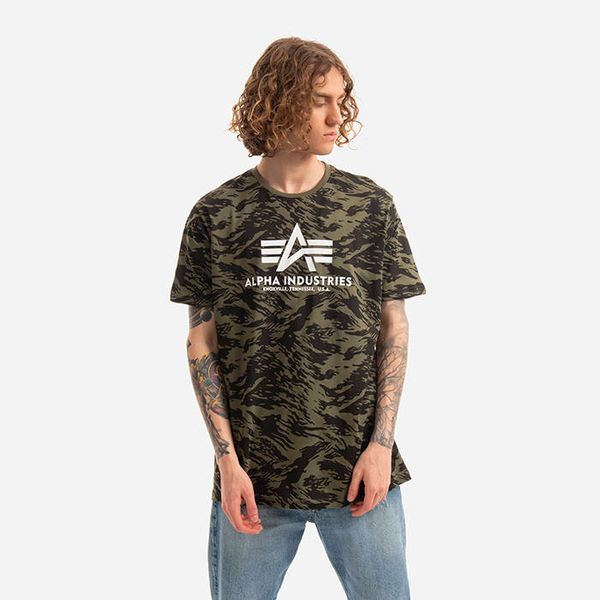 * marka niezdefiniowana Alpha Industries Basic T-Shirt Camo 100501C 634