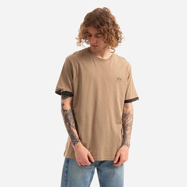 * marka niezdefiniowana Alpha Industries Roll-Up Sleeve Tee 106509 408