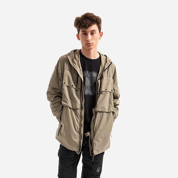 * marka niezdefiniowana C.P. Company Outerwear Long Jacket 12CMOW143A005991G322
