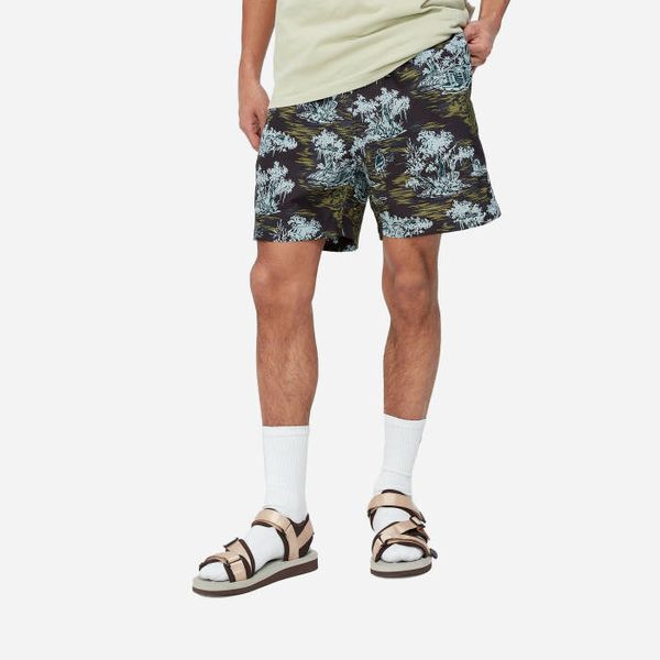 * marka niezdefiniowana Carhartt WIP Slater Swim Trunks I031536 MIDNIGHT BLACK