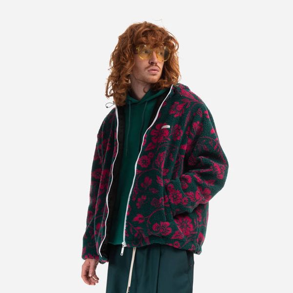 * marka niezdefiniowana Drôle de Monsieur La Veste Polaire CT112 DARK GREEN