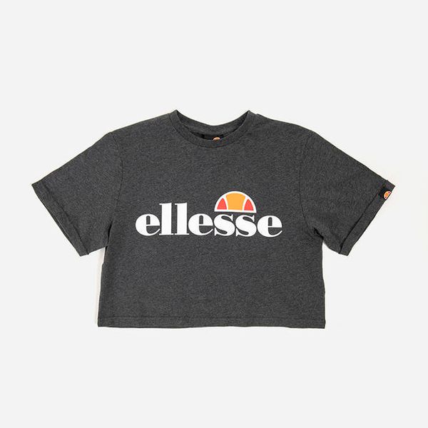 * marka niezdefiniowana Ellesse Alberta Cropper Tee SGS04484 DARK GREY MARL