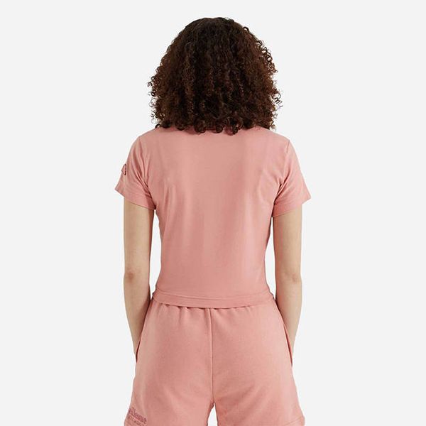 * marka niezdefiniowana Ellesse Dropper Crop T-Shirt SGM14157 PINK