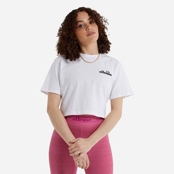 * marka niezdefiniowana Ellesse T-Shirt Claudine Crop-T Shirt SGM14626 WHITE
