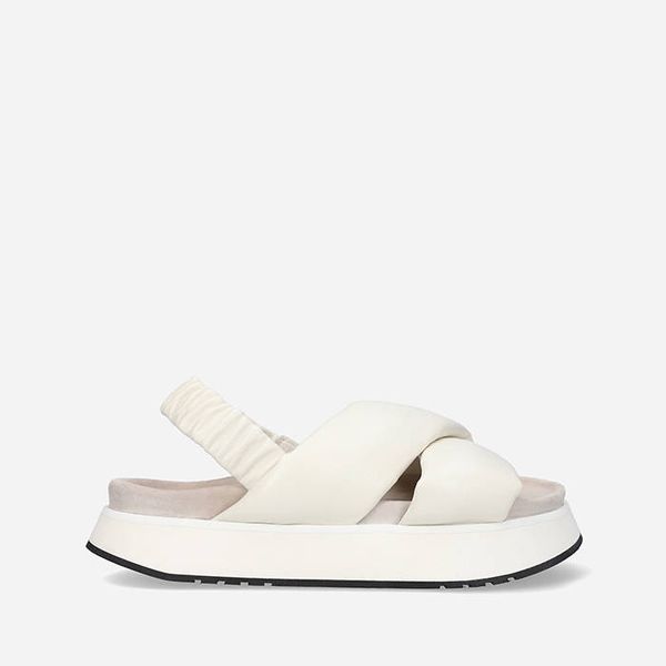 * marka niezdefiniowana Inuikii Cloud Crossed Platform 70103-35 OFF-WHITE