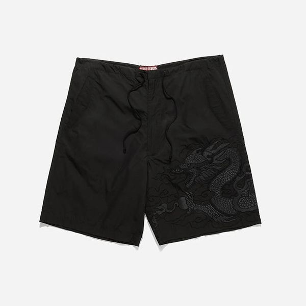 * marka niezdefiniowana Maharishi Tibetan Dragon U.S. Sweatshorts 8126 BLACK