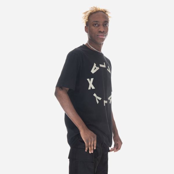 * marka niezdefiniowana Мъжка тениска 1017 0 9 0 кръг лого графична тениска 00398 001 0001