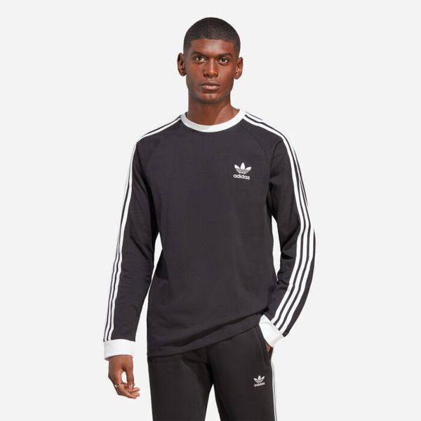 * marka niezdefiniowana Мъжка тениска adidas Originals Тениска с 3 ленти с дълъг ръкав IA4877
