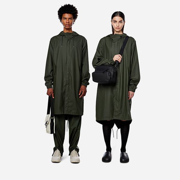 * marka niezdefiniowana Rains Fishtail Parka 18140 GREEN