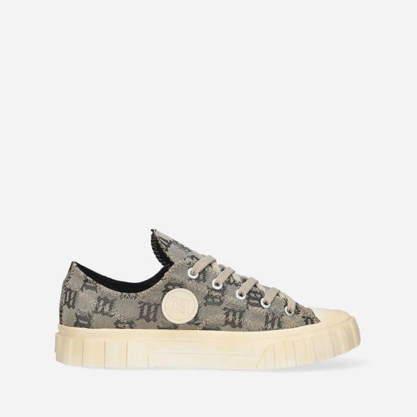MISBHV Дамски маратонки MISBHV Army Sneaker Low 022BW611 MONOGRAM BEIGE