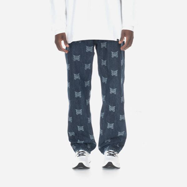 Needles Мъжки панталон Needles прав дънков MR209 INDIGO