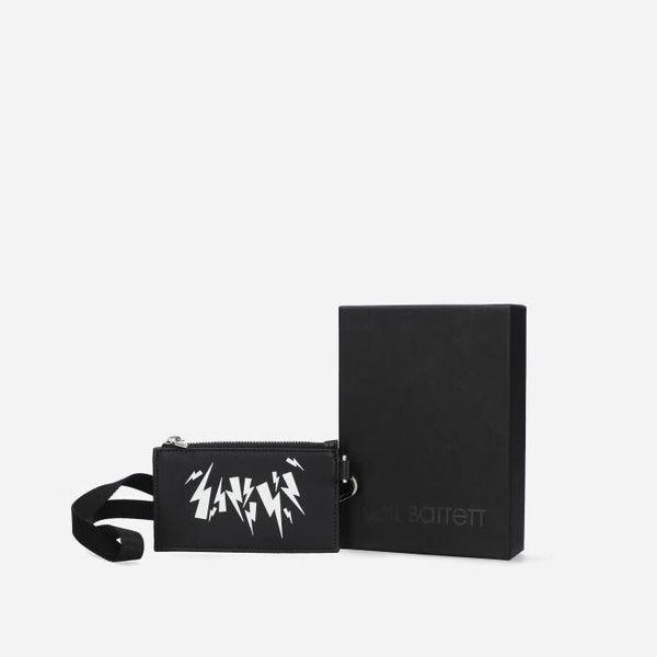 Neil Barrett Калъф за портфейл Neil Barrett Linear Chaotic Bolt Leath PBSG205B-U9202 524
