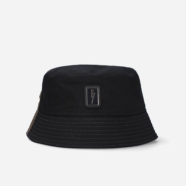 Neil Barrett Neil Barrett Enamel Badge Colour Block Bucket Hat BCP322B-S9508 3102