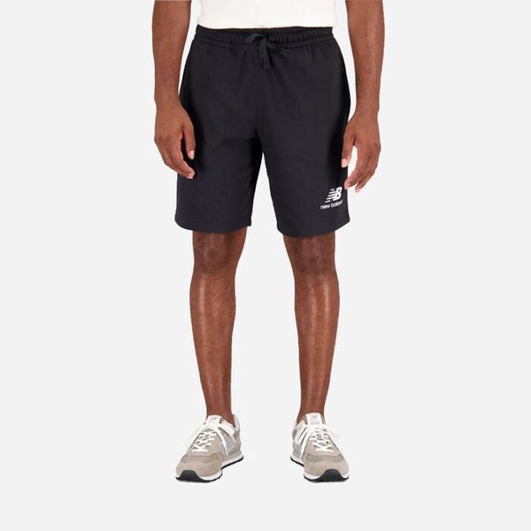 New Balance Мъжки къси панталони New Balance Essentials Stacked Logo MS31540BK