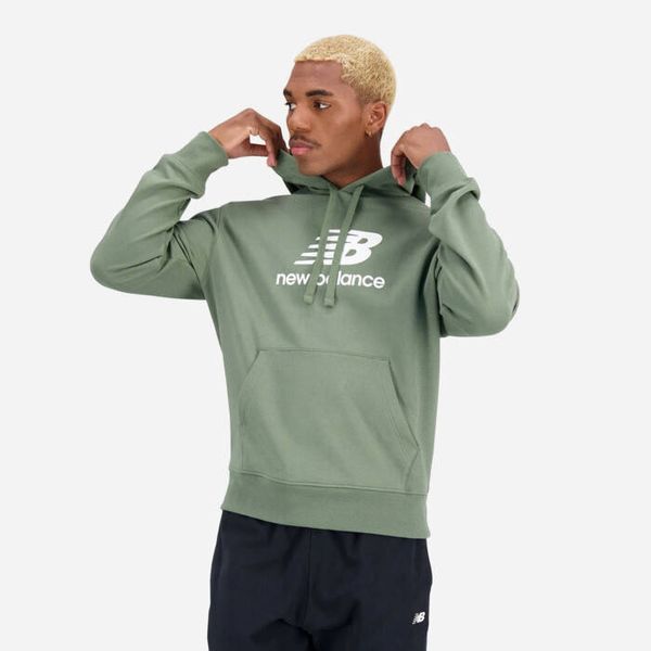 New Balance Мъжки суичър New Balance Essentials Stacked Logo MT31537DON