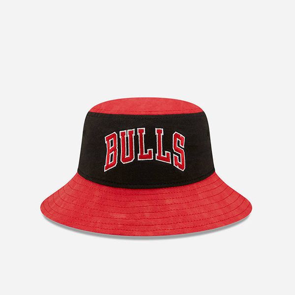 New Era New Era Chicago Bulls Washed Pack Red Bucket Hat 60240491