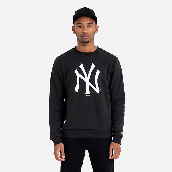 New Era New Era New York Yankees Navy Crew Neck Sweatshirt 11863705