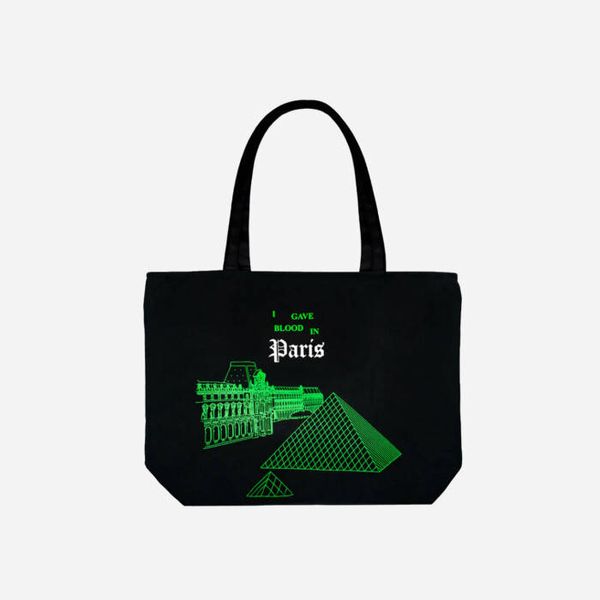 PLEASURES Чанта PLEASURES Blood Tote P23SP074-BLACK