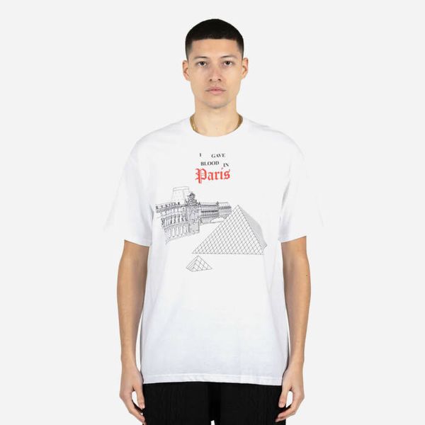 PLEASURES Мъжка тениска PLEASURES Blood T-shirt P23SP050-WHITE