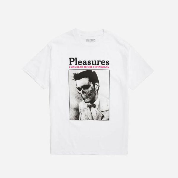 PLEASURES Мъжка тениска PLEASURES Dead T-shirt P23SP056-WHITE