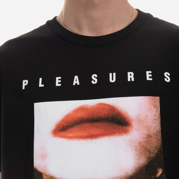 PLEASURES Мъжка тениска PLEASURES Poop Connection T-shirt P23SP058-BLACK