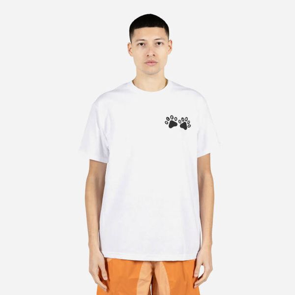 PLEASURES Мъжка тениска PLEASURES Puppies T-shirt P23SP060-WHITE