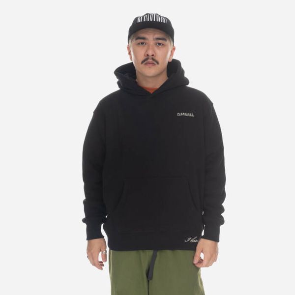 PLEASURES Мъжки суичър PLEASURES Discourse Hoodie P23SP023-BLACK