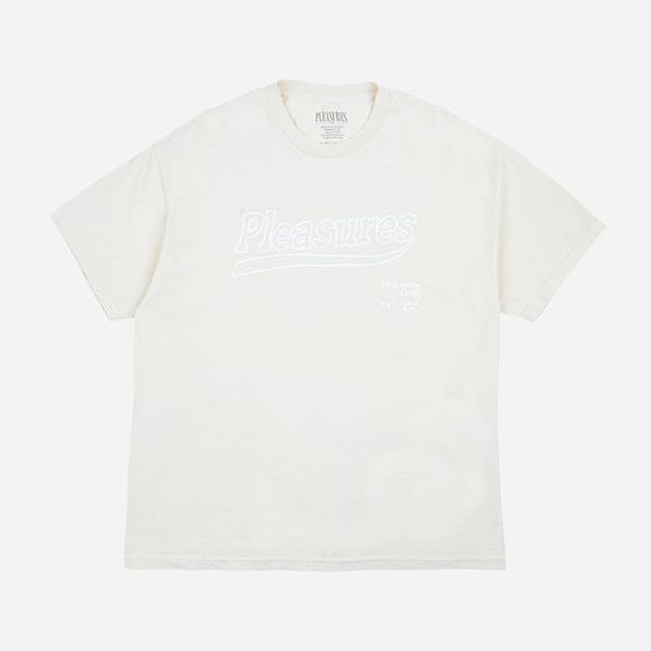 PLEASURES PLEASURES Dub Pigment Dye T-shirt P21W040-NATURAL