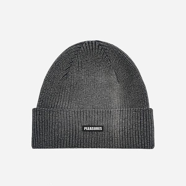 PLEASURES PLEASURES Impact Logo Beanie P22F063-BLACK