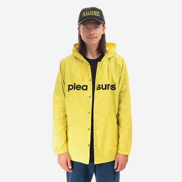 PLEASURES PLEASURES Keys Coaches Jacket P22F015-YELLOW