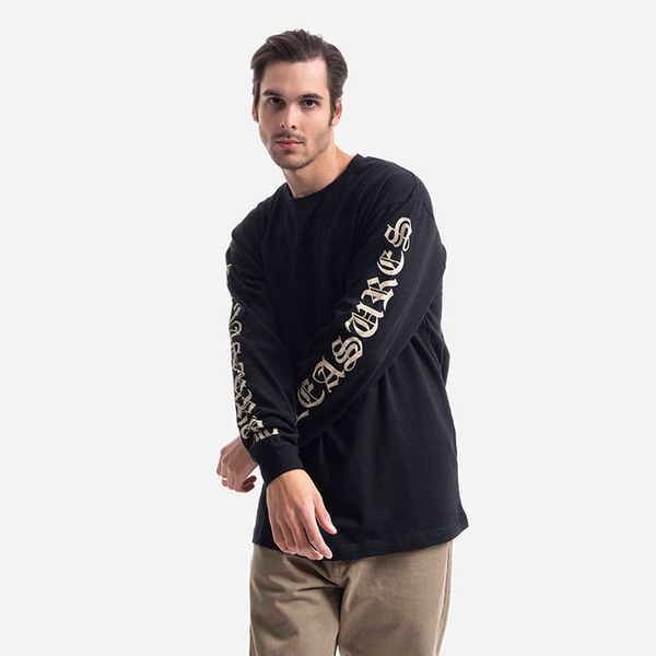 PLEASURES PLEASURES Old Heavyweight Longsleeve P21F029-BLACK